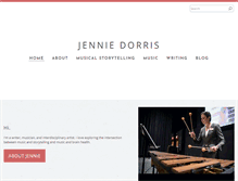 Tablet Screenshot of jenniedorris.com